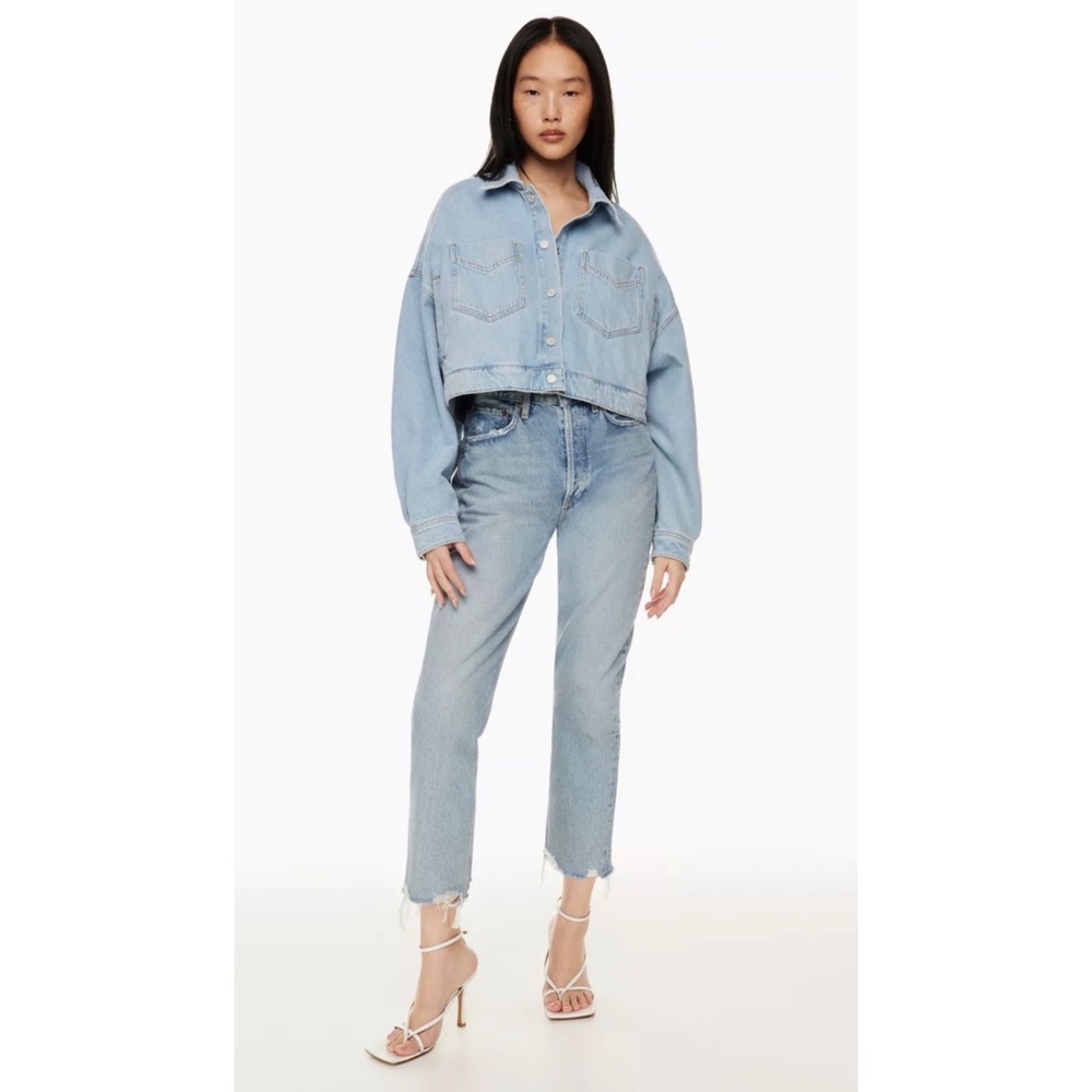 Agolde Light Blue Straight Leg Jeans